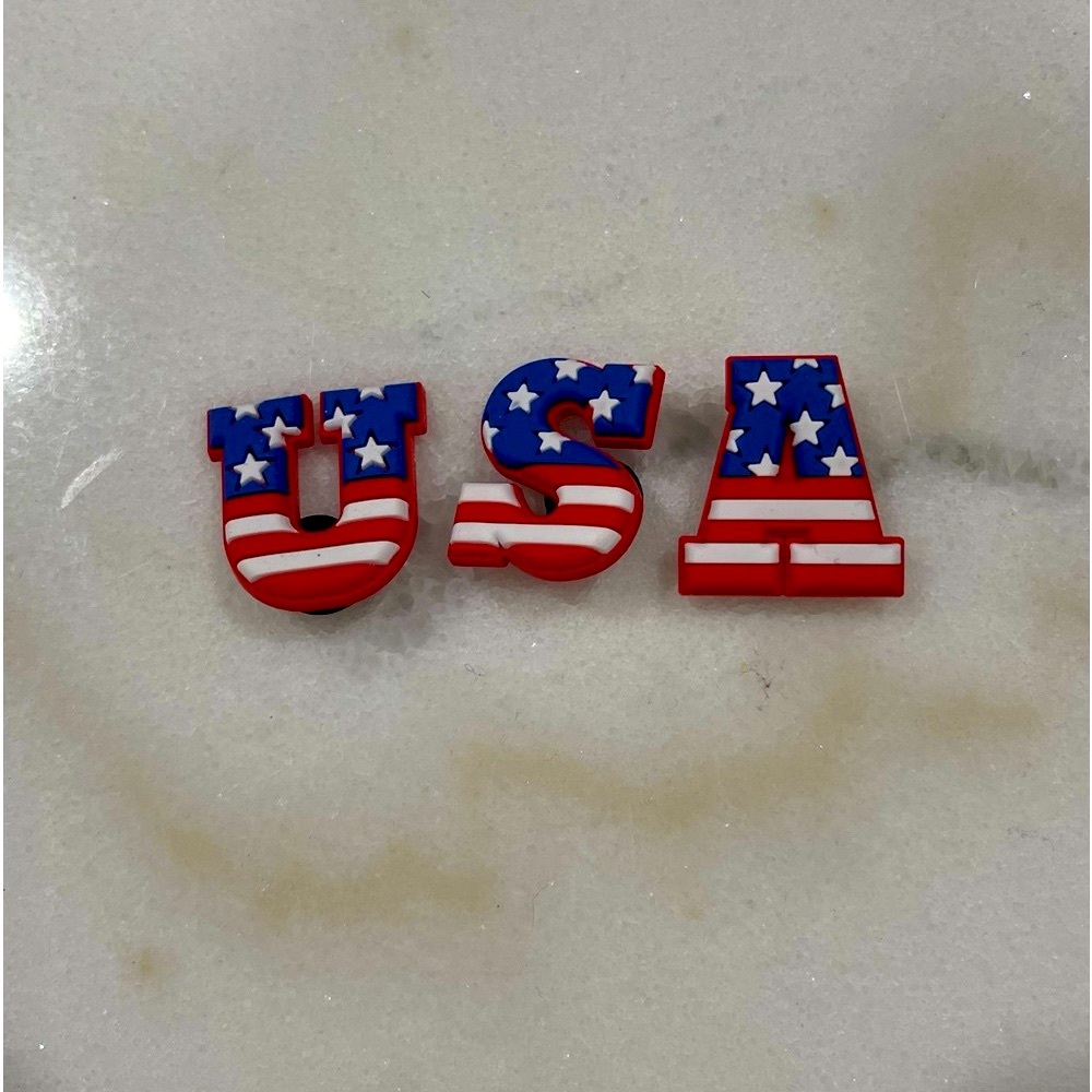 Croc Charm Accessories -3pc USA shoe accessories